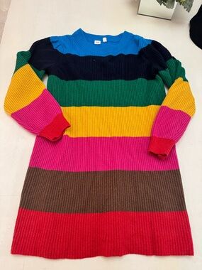 GAP Bright Blue Ribbed Knit Sweater